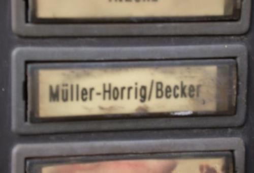 Klingelschild