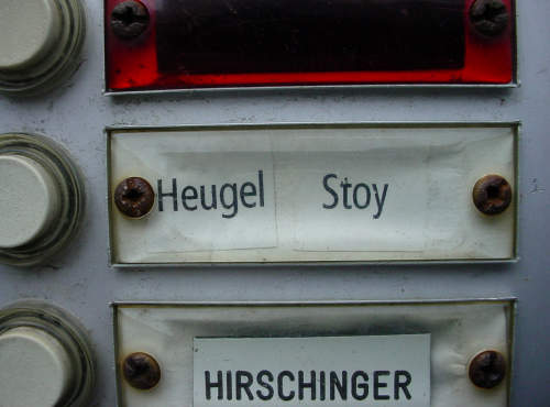 Klingelschild